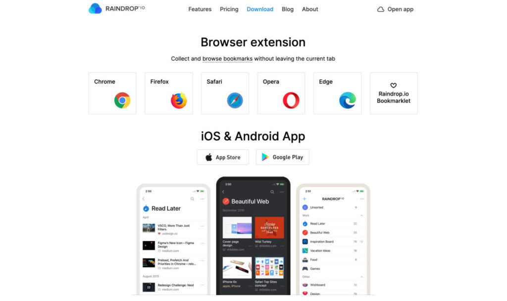 WEBディレクターやデザイナーに便利!ブックマークをシェアできる Raindrop の使い方