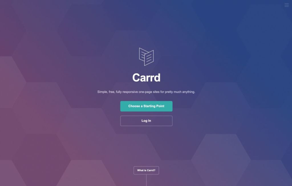 carrd / 【 NoCode 】プログラミング無しでサービスが作れる!代表的なノーコードサービスを紹介!