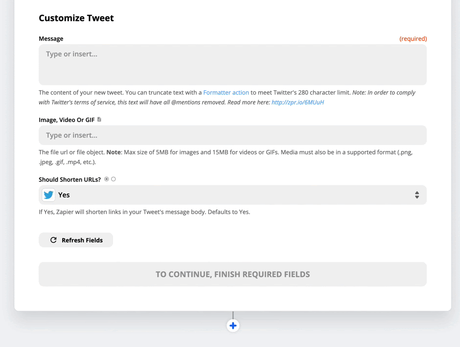 Twitter設定 /【 NoCode 】ノーコード「Zapier」を使ってブログSNS投稿を自動化!業務効率をアップ!