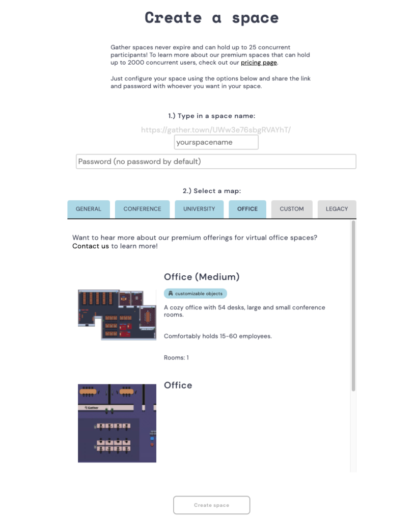 Gather / ゲームのようなバーチャル空間「Gather(ギャザー)」